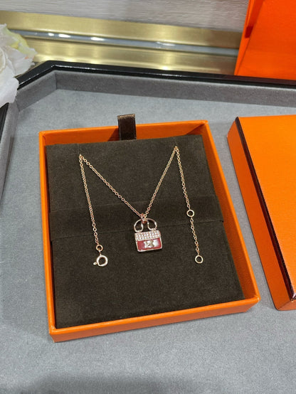 [Spark]H CIRCE MOISSANITE PENDANT NECKLACE GOLD