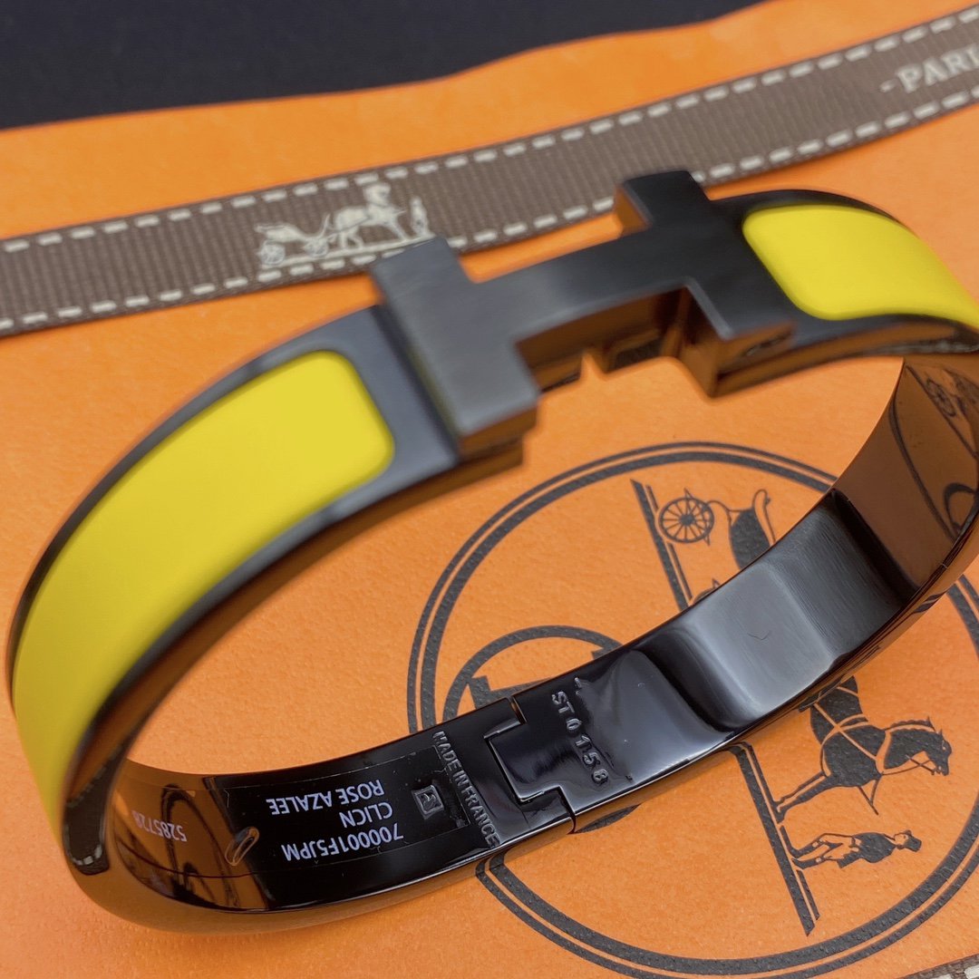 [Spark]CLIC HM SO BLACK YELLOW BRACELET