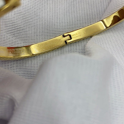 [Spark]CLASSIC HM CLIC WHITE 8MM ENAMEL BRACELET
