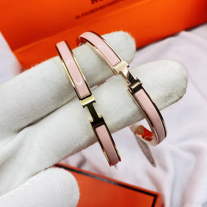 [Spark]CLASSIC HM CLIC  PINK 8MM ENAMEL BRACELET