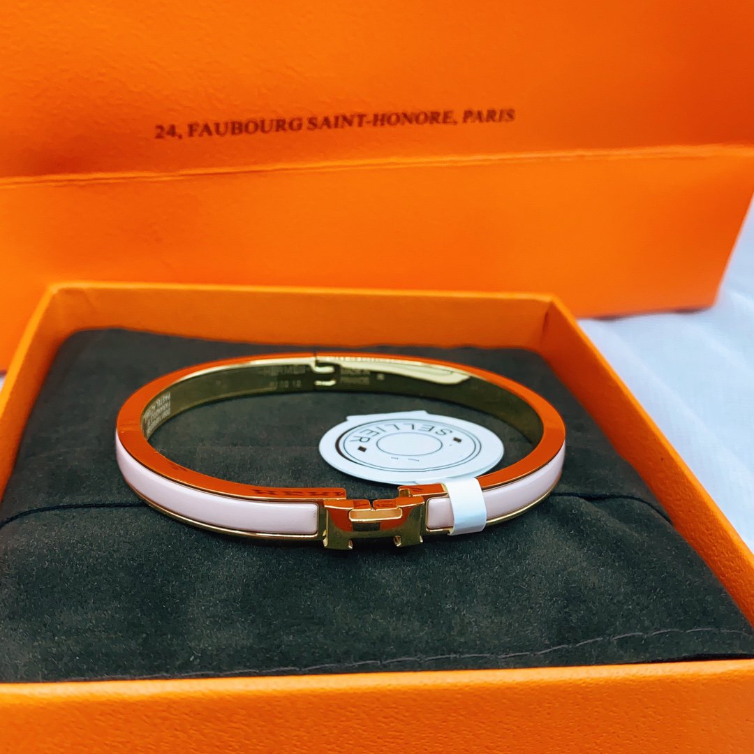 [Spark]CLASSIC HM CLIC  PINK 8MM ENAMEL BRACELET