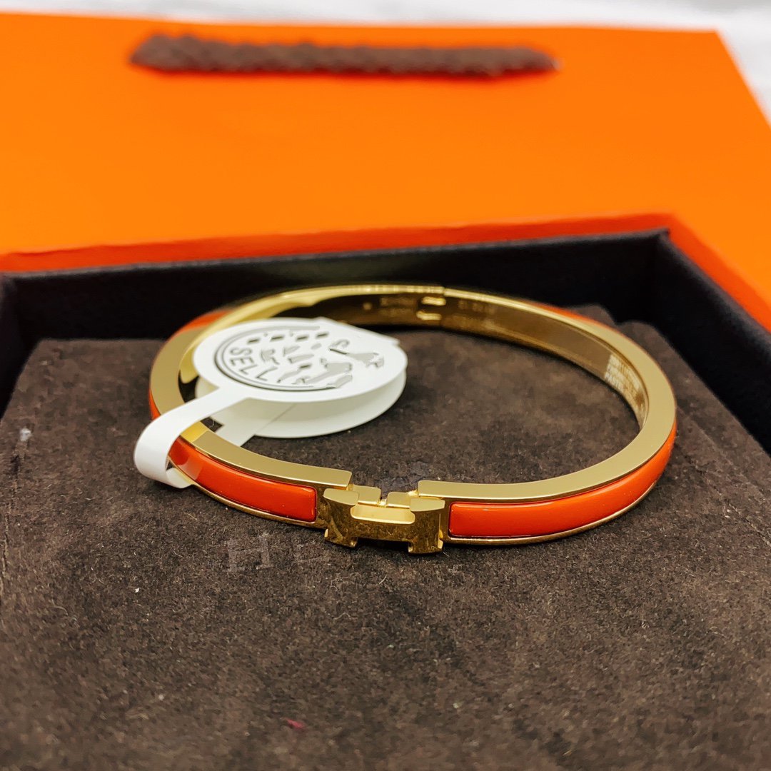 [Spark]CLASSIC HM CLIC RED 8MM ENAMEL BRACELET