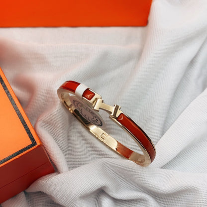 [Spark]CLASSIC HM CLIC RED 8MM ENAMEL BRACELET