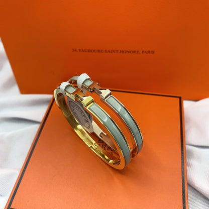 [Spark]CLASSIC HM CLIC GREEN 8MM ENAMEL BRACELET