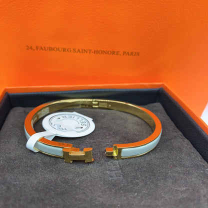 [Spark]CLASSIC HM CLIC GREEN 8MM ENAMEL BRACELET