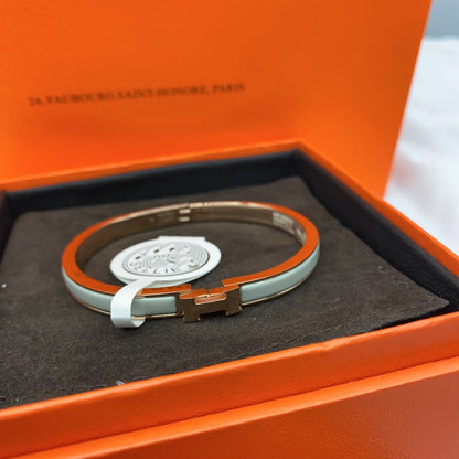[Spark]CLASSIC HM CLIC GREEN 8MM ENAMEL BRACELET
