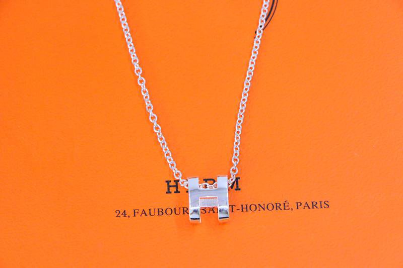 [Spark]HM NECKLACE H LETTER OVAL SERIES