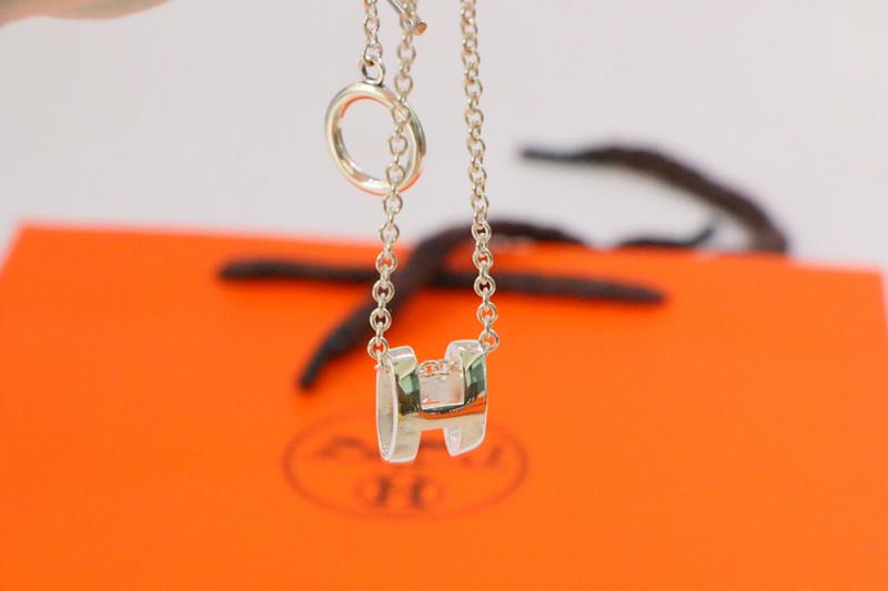 [Spark]HM NECKLACE H LETTER OVAL SERIES