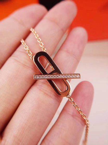 [Spark]HM NECKLACE PLATINUM Spark GOLD DIAMOND