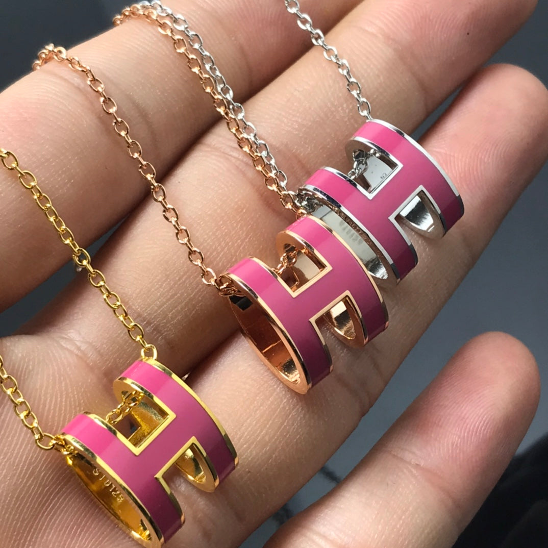 [Spark]H NECKLACE PINK
