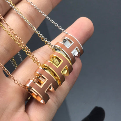 [Spark]H NECKLACE BROWN