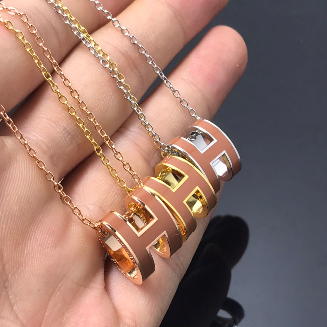 [Spark]H NECKLACE BROWN