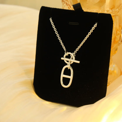 [Spark]HM CHAINE D'ANCRE PENDANT NECKLACE STERLING SILVER