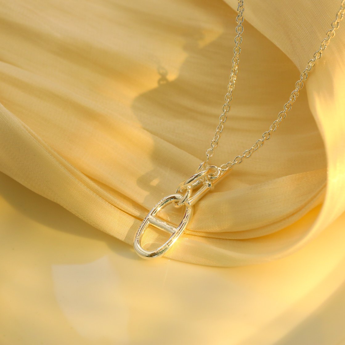 [Spark]HM CHAINE D'ANCRE PENDANT NECKLACE STERLING SILVER