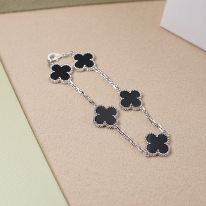 [Spark] CLOVER 5 MOTIF ONYXS BRACELET COLLECTION