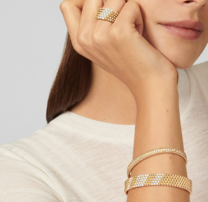 [Spark]Five-row diamond bracelet