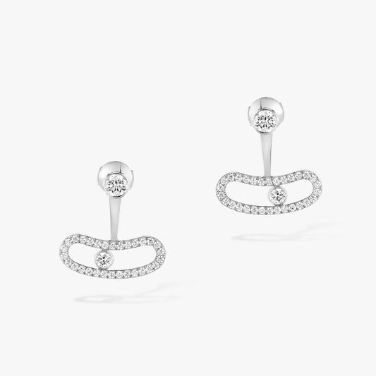 [Spark]MOVE UNO SILVER DIAMOND EARRINGS