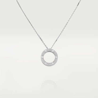 [Spark]LOVE NECKLACE ADJUSTABLE SILVER