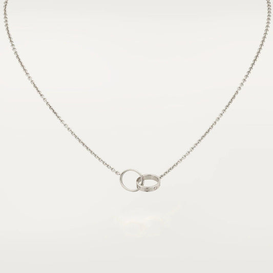 [Spark]LOVE NECKLACE PINK GOLD AND SILVER