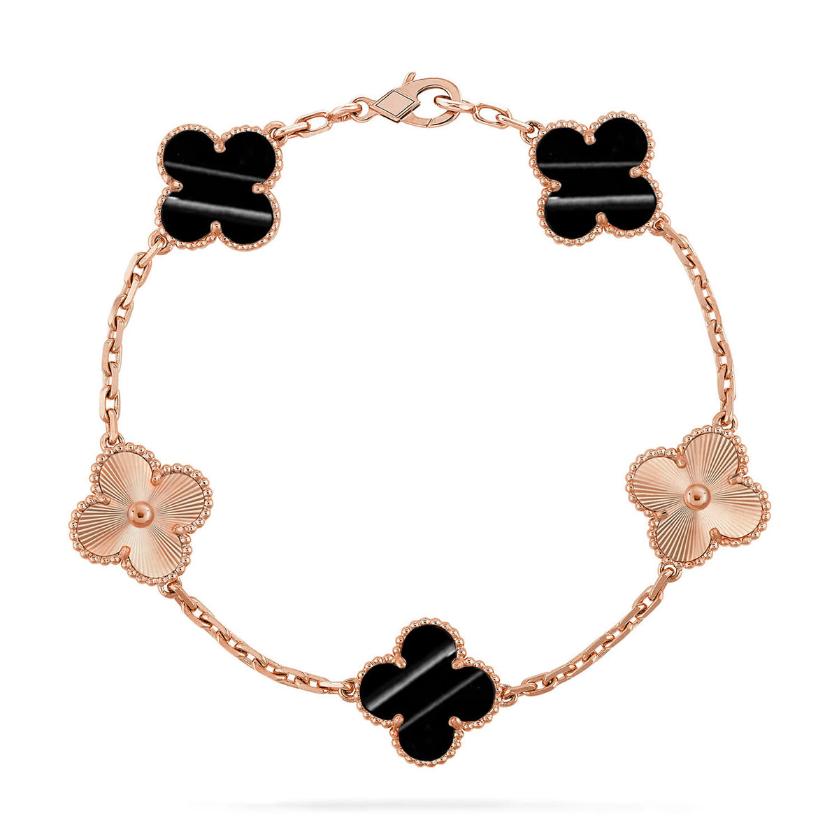 [Spark] CLOVER 5 MOTIF PULSAR STONE BRACELET COLLECTION