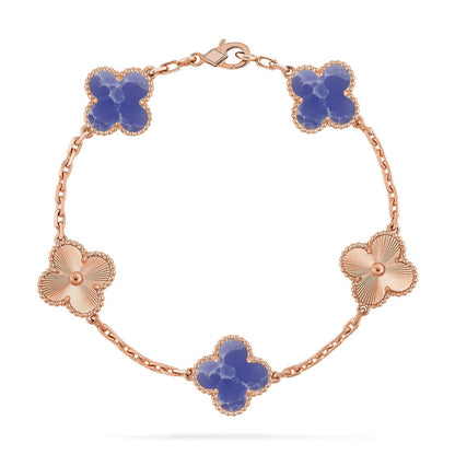 [Spark]CLOVER 5 MOTIF BLUE VEINS BRACELET COLLECTION