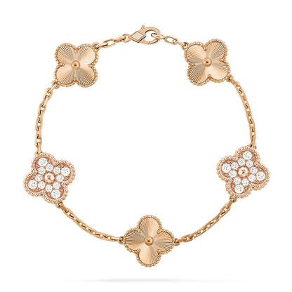 [Spark] CLOVER 5 MOTIF LASER BRACELET COLLECTION