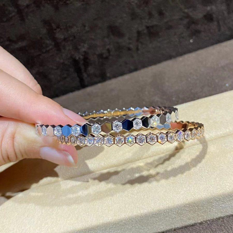 [Spark]BEE LOVE GOLD BRACELET FULL DIAMOND