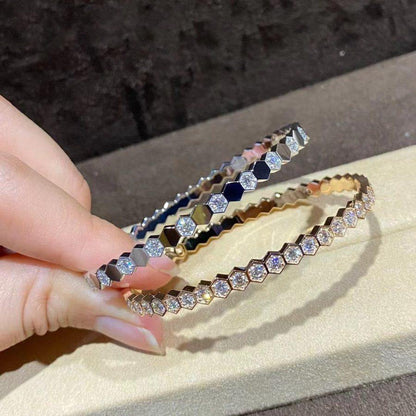 [Spark]BEE LOVE GOLD BRACELET FULL DIAMOND