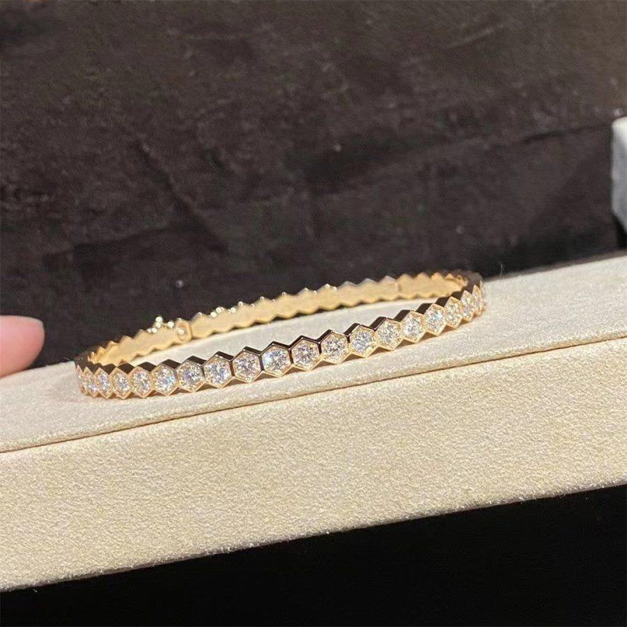 [Spark]BEE LOVE GOLD BRACELET FULL DIAMOND