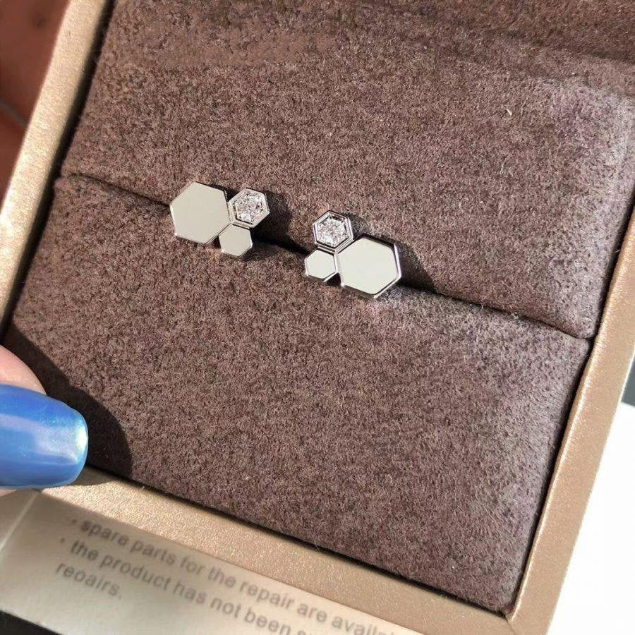 [Spark]BEE LOVE SILVER DIAMOND EARRINGS