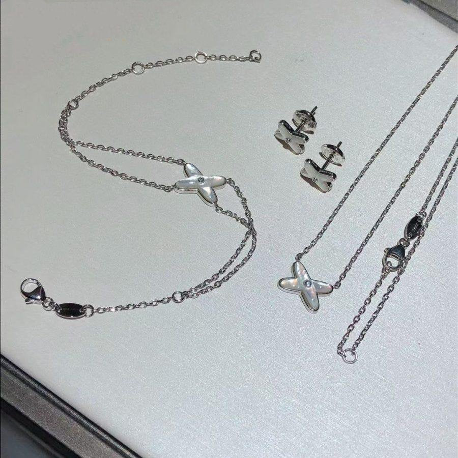 [Spark]JEUX BRACELET WHITE MOP SILVER 1 DIAMOND