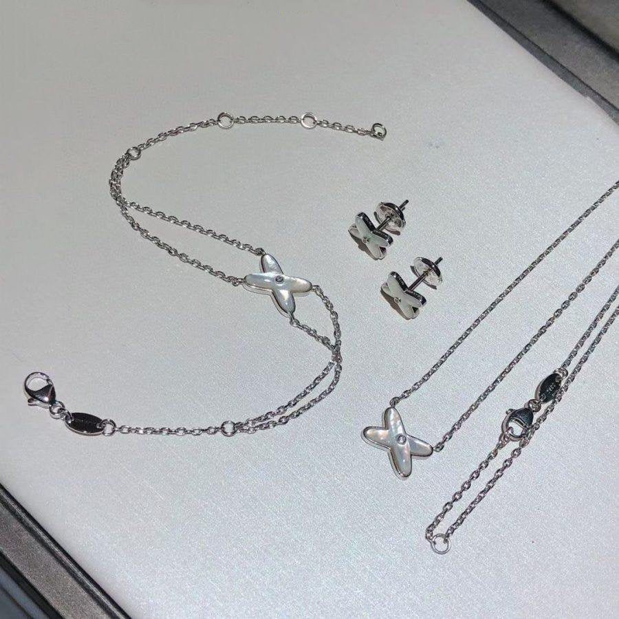 [Spark]JEUX BRACELET WHITE MOP SILVER 1 DIAMOND