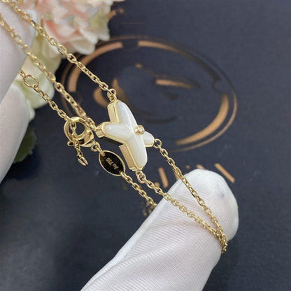 [Spark]JEUX BRACELET WHITE MOP GOLD 1 DIAMOND