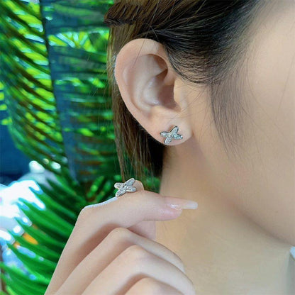 [Spark]JEUX DE SILVER DIAMOND EARRINGS