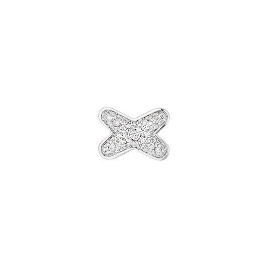 [Spark]JEUX DE SILVER DIAMOND EARRINGS