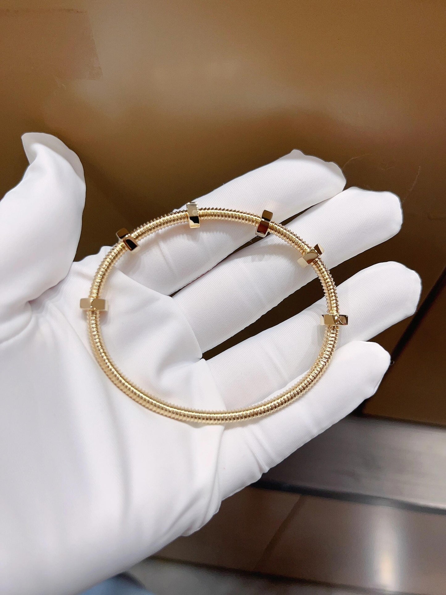 [Spark jewelrys]CT THREADED BRACELET