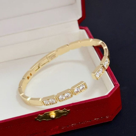 [Spark jewelrys]LOVE DIAMOND OPEN  BRACELET