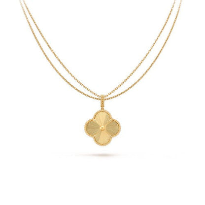 [Spark]CLOVER 25MM PEDANT NECKLACE GOLD