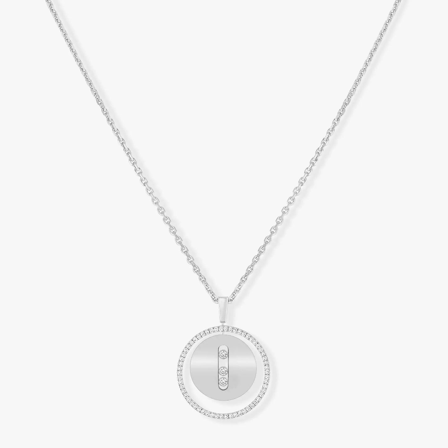 [Spark]Demo MOVE MM SILVER DIAMOND NECKLACE