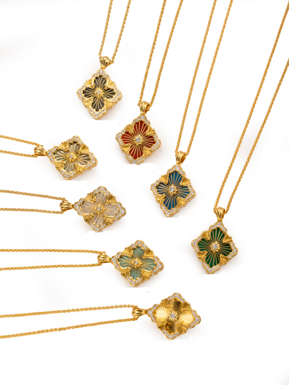 [Spark] B.C.L BIG SIZE  ENAMEL NECKLACE£¨Various colors£©