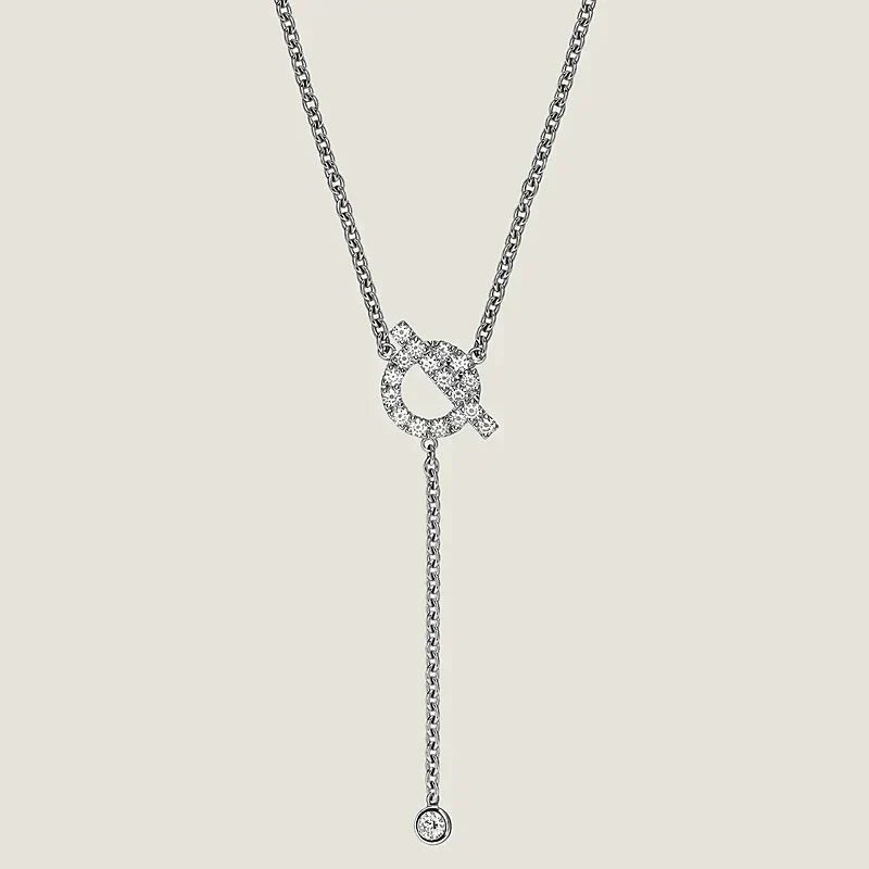 [Spark]FINESSE SILVER DIAMOND NECKLACE