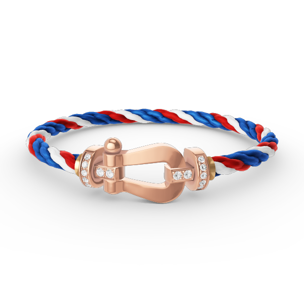 [Spark]FORCE LARGE HORSESHOE HALF DIAMOND BRACELET Spark GOLD