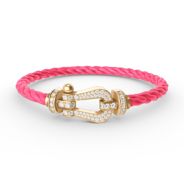[Spark]FORCE LARGE HORSESHOE FULL DIAMOND BRACELET GOLD