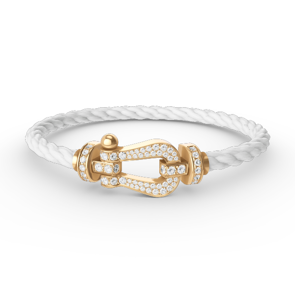[Spark]FORCE LARGE HORSESHOE FULL DIAMOND BRACELET GOLD