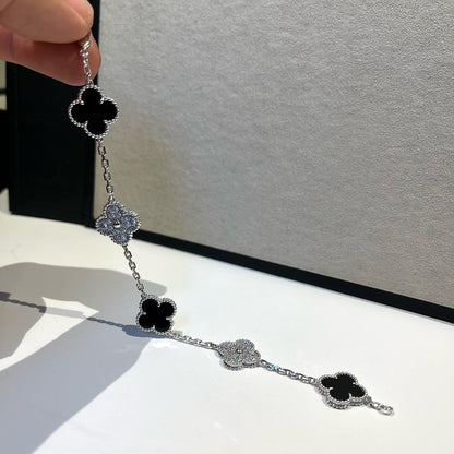 [Spark] CLOVER 5 MOTIF ONYXS BRACELET COLLECTION