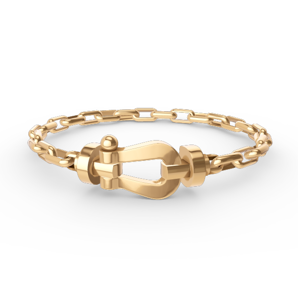 [Spark]FORCE LARGE HORSESHOE CLASP  METAL BRACELET