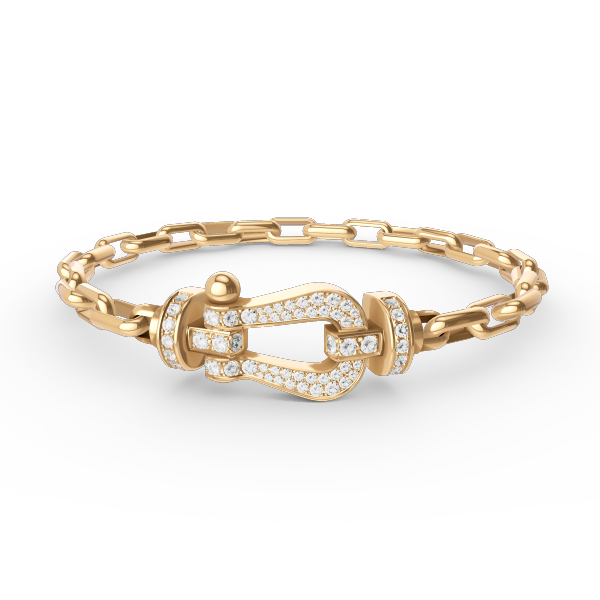 [Spark]FORCE LARGE HORSESHOE CLASP  METAL BRACELET