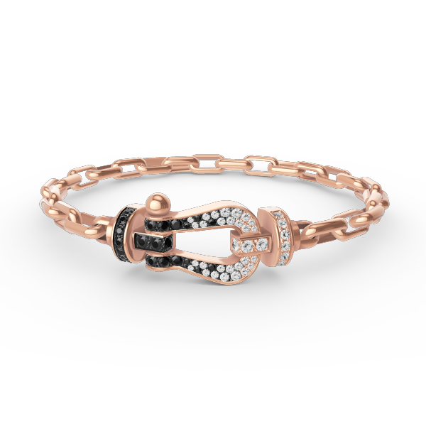 [Spark]FORCE LARGE HORSESHOE CLASP  METAL BRACELET