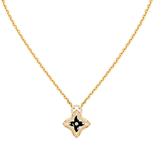 [Spark]STAR PEDANT PINK GOLD DIAMOND NECKLACE