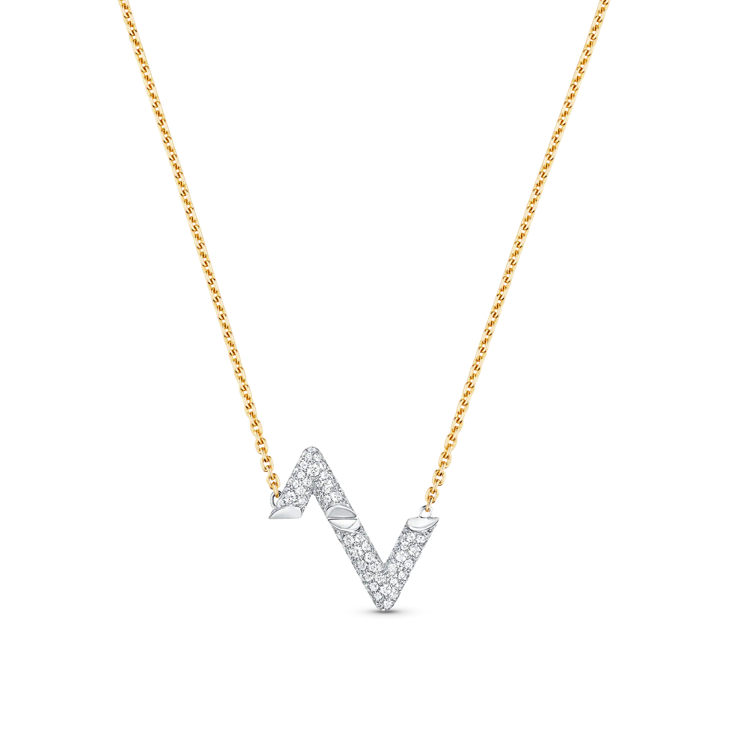 [Spark]VOLT SILVER DIAMOND PEDANT NECKLACE